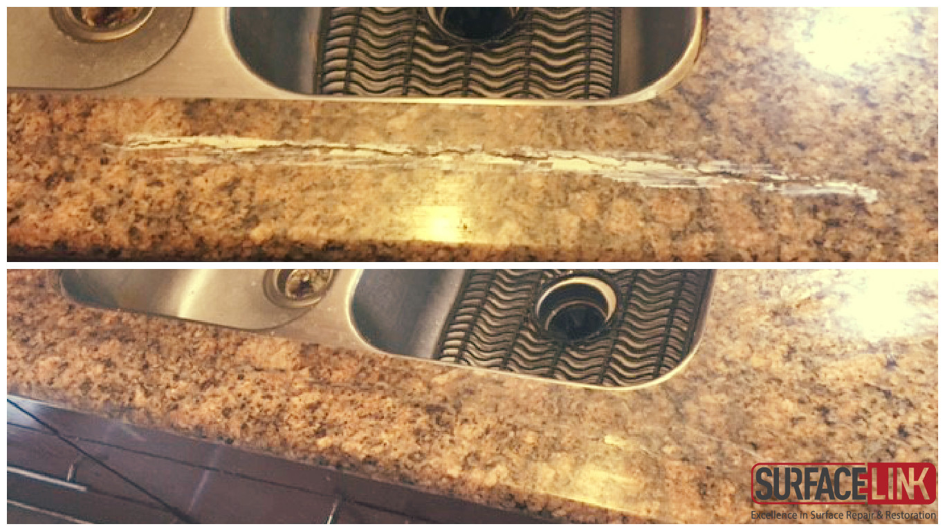 Help My Granite Cracked In Front Of The Sink Surface Link
